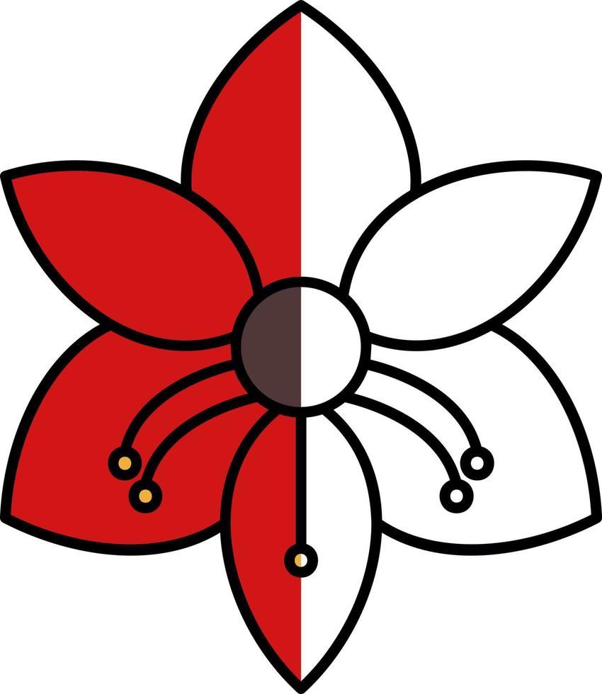 Amaryllis Vector Icon Design