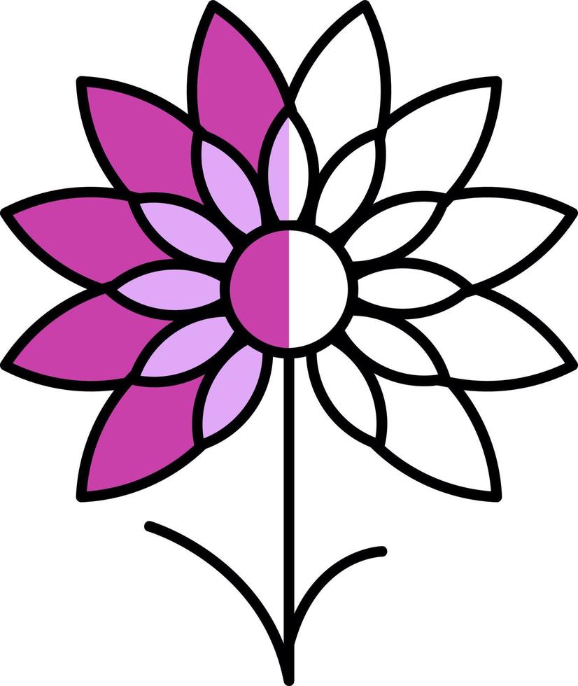 diseño de icono de vector de flores de cebollino