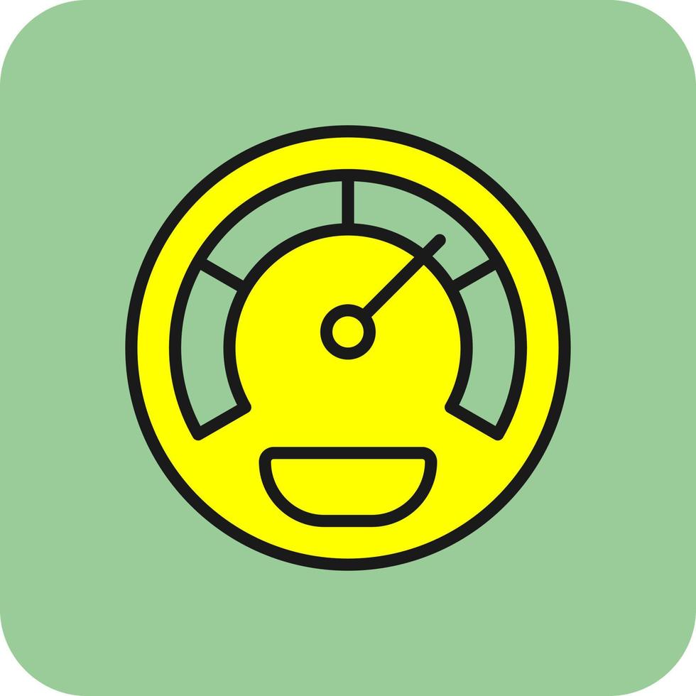 Speedometer Vector Icon Design