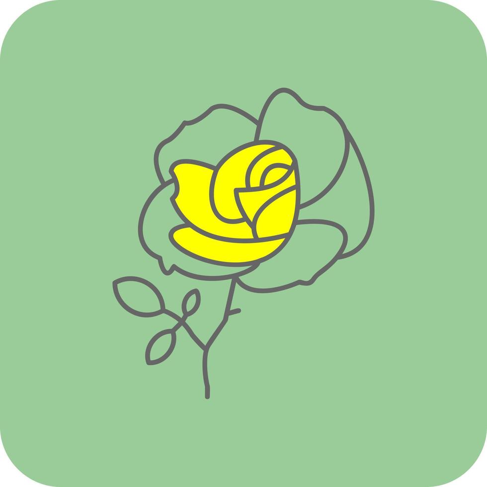 Rose Vector Icon Design