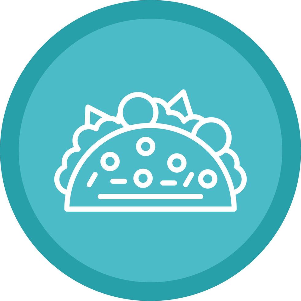 diseño de icono de vector de taco