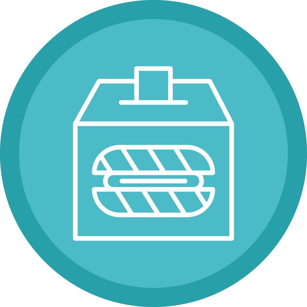 Bread Donation Vector Icon Design