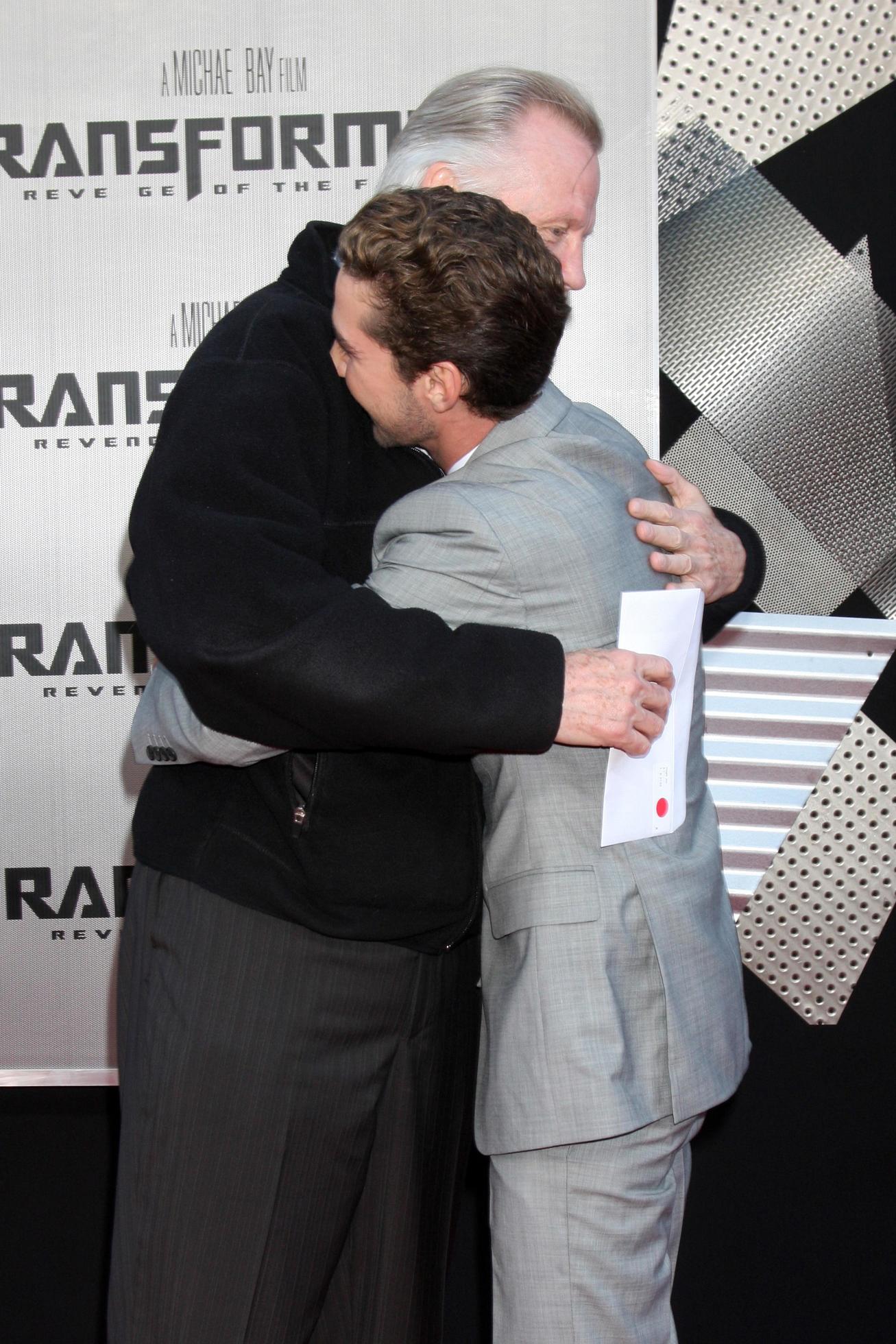 Jon Voight Shia LaBeouf arriving at the Transformers Revenge of the