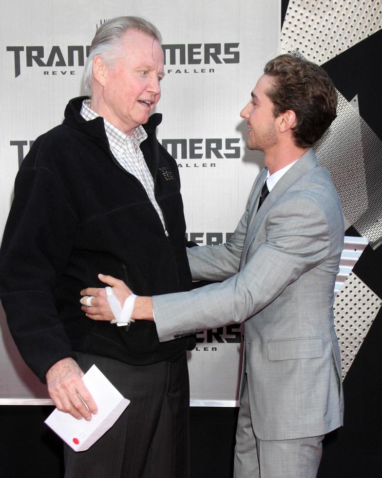 Jon Voight Shia LaBeouf arriving at the Transformers Revenge of the