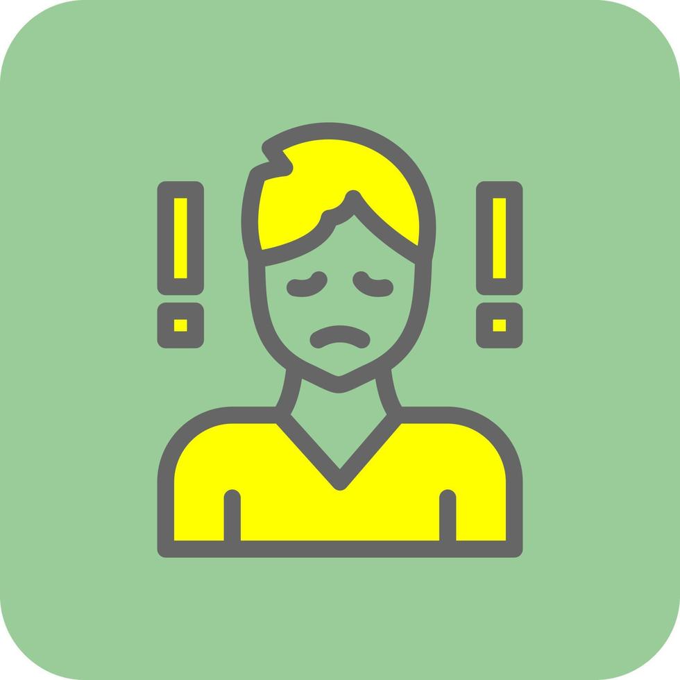 Anxiety Vector Icon Design