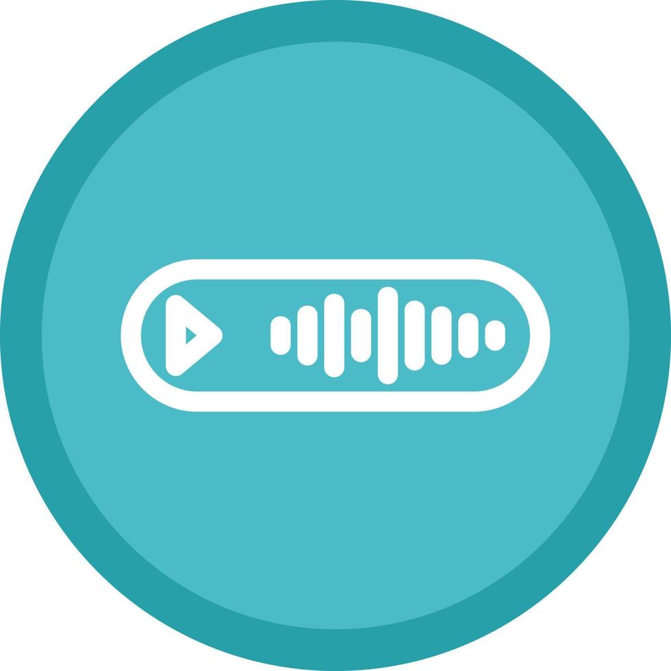 Voice Message Vector Icon Design