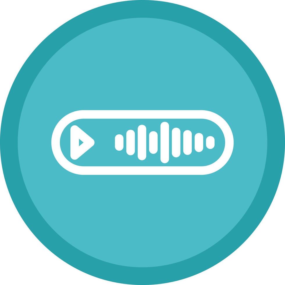 Voice Message Vector Icon Design