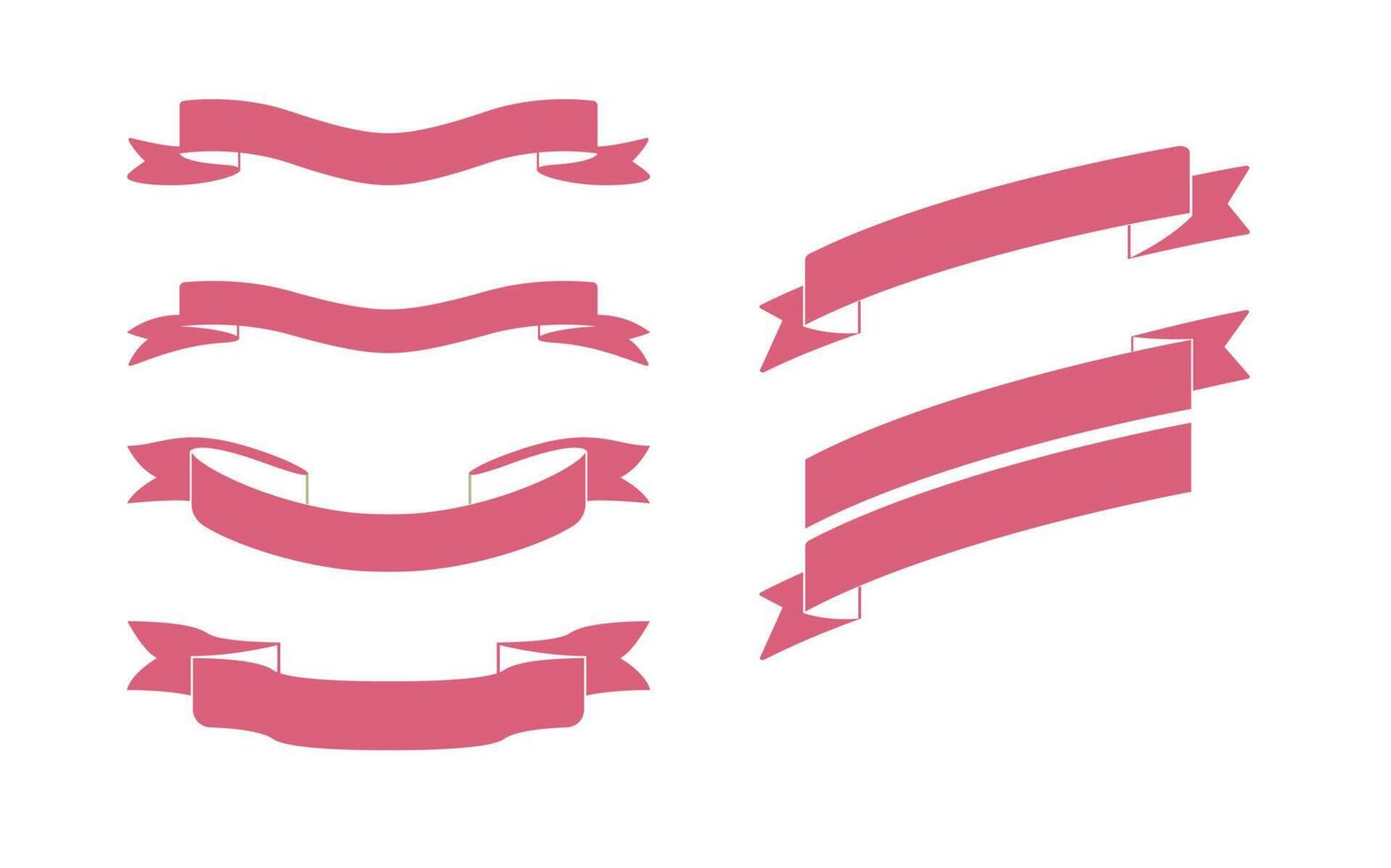 Set vector flat ribbons collection 21330213 Vector Art at Vecteezy