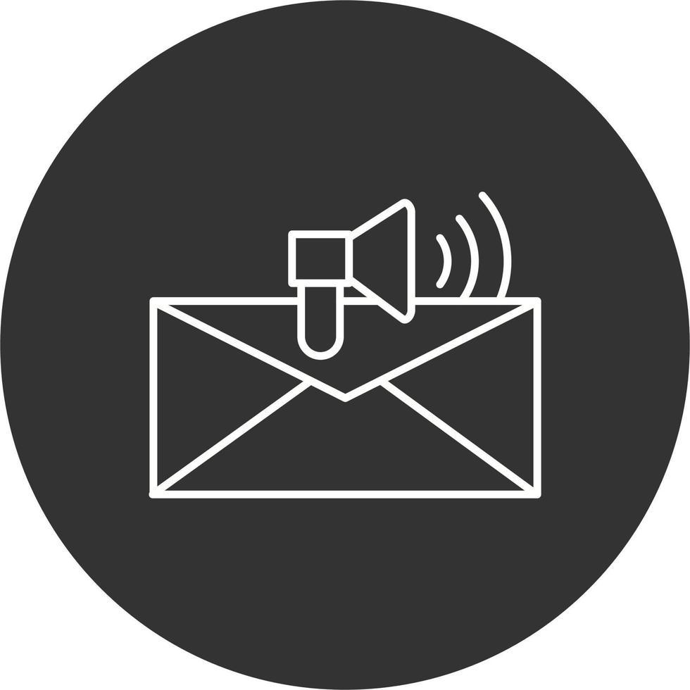 Email alert vector icon