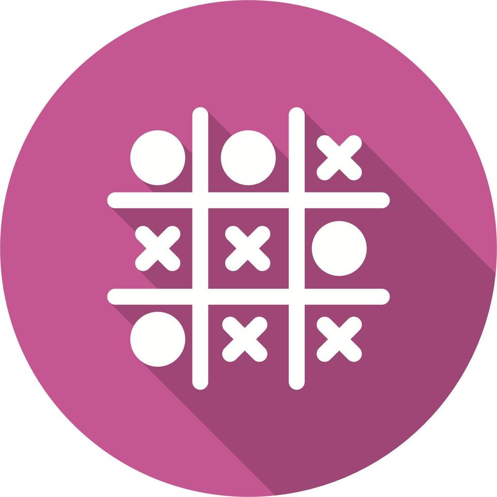 Tic tac toe game vector icon