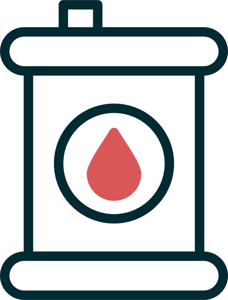 Oil barrel vector icon