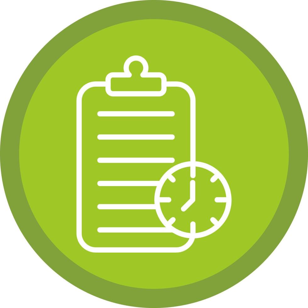 Project Deadline Vector Icon Design