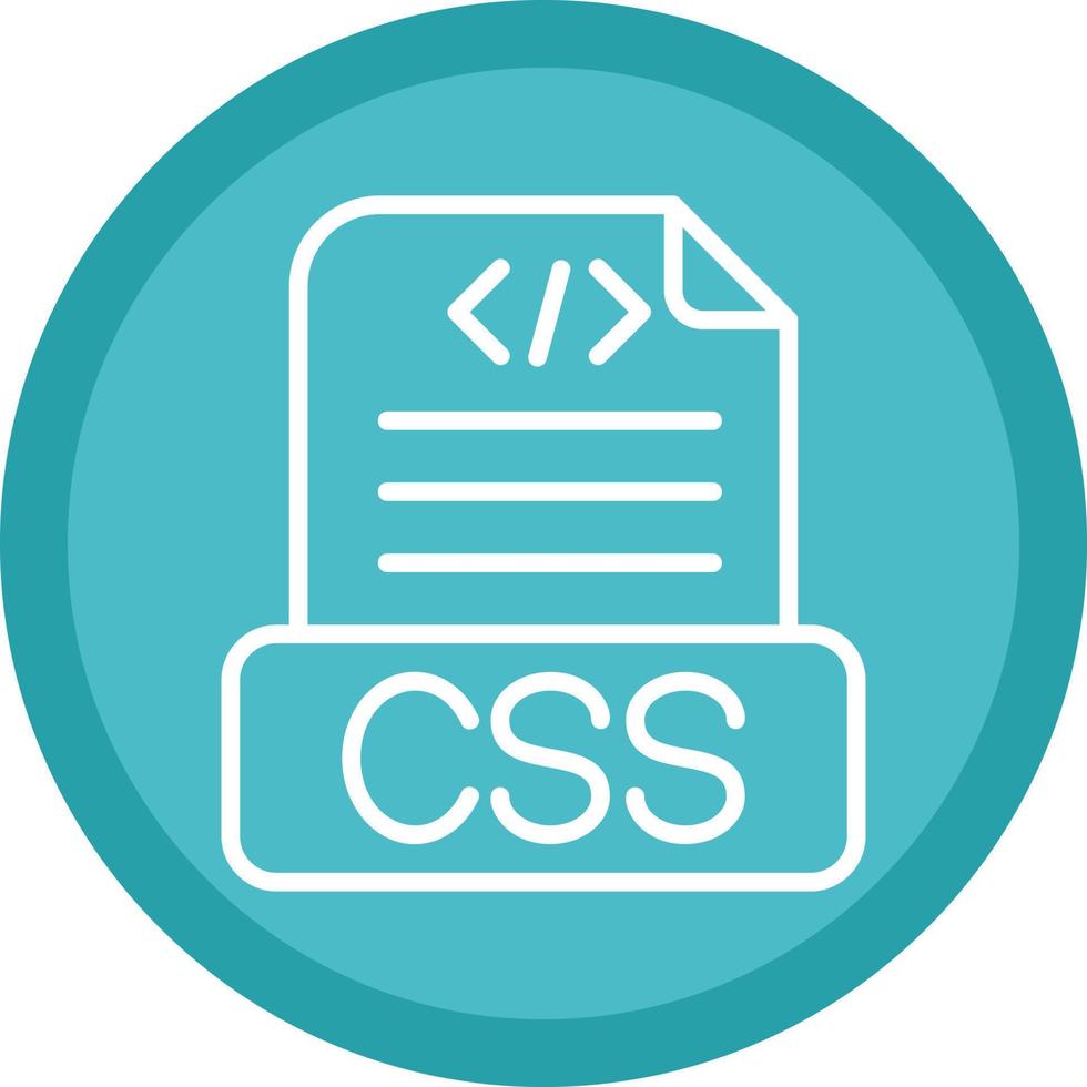 Css File Vector Icon Design