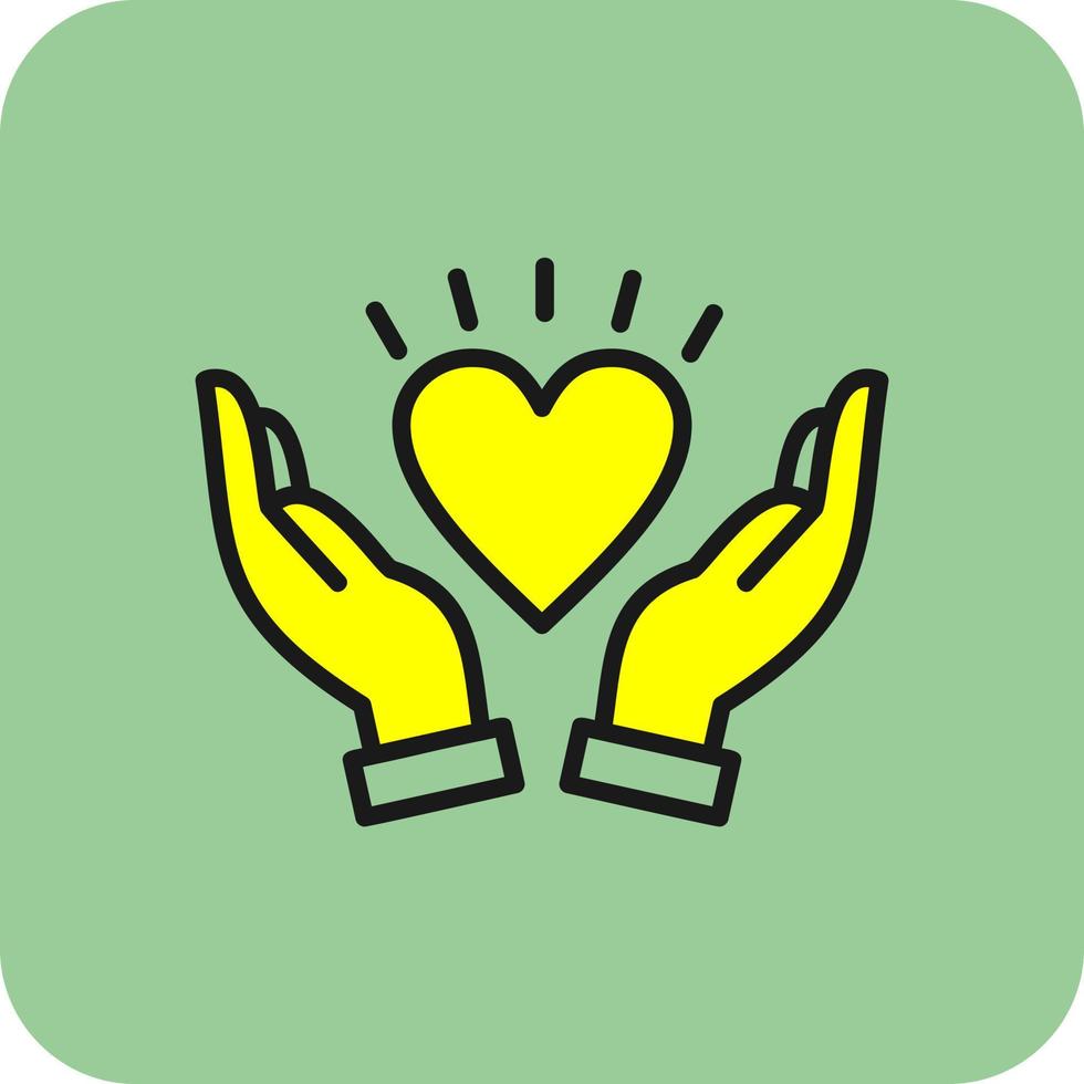 Kindness Vector Icon Design