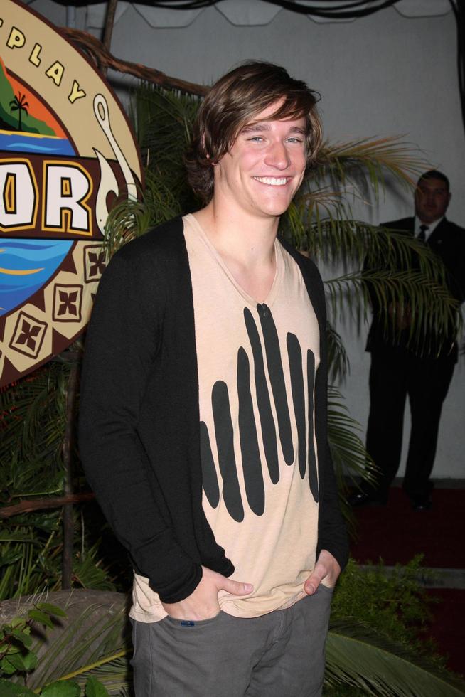 Brett Clouser at the Press Test for the Survivor  Samoa FinaleCBS Television CityLos Angeles  CADecember 20 20092009 photo