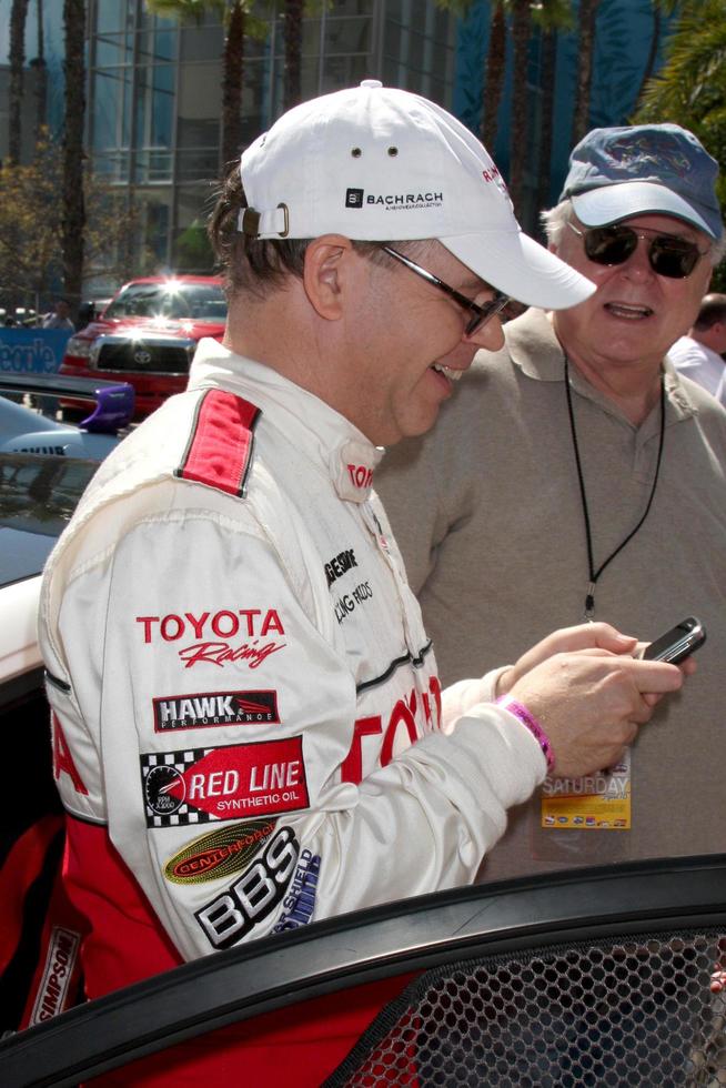 Doug Fregin on a Blackberry at the  Toyota ProCeleb Race Day on April 18 2009 at the Long Beach Grand Prix course in Long Beach California2009 photo