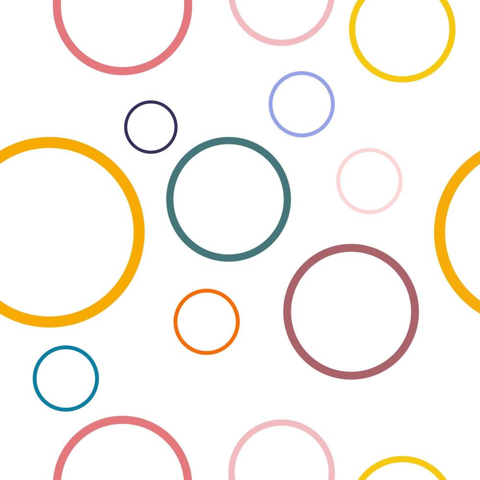Abstract seamless pattern colorful circle perfect for wrapping, cover, fabric, and poster vector