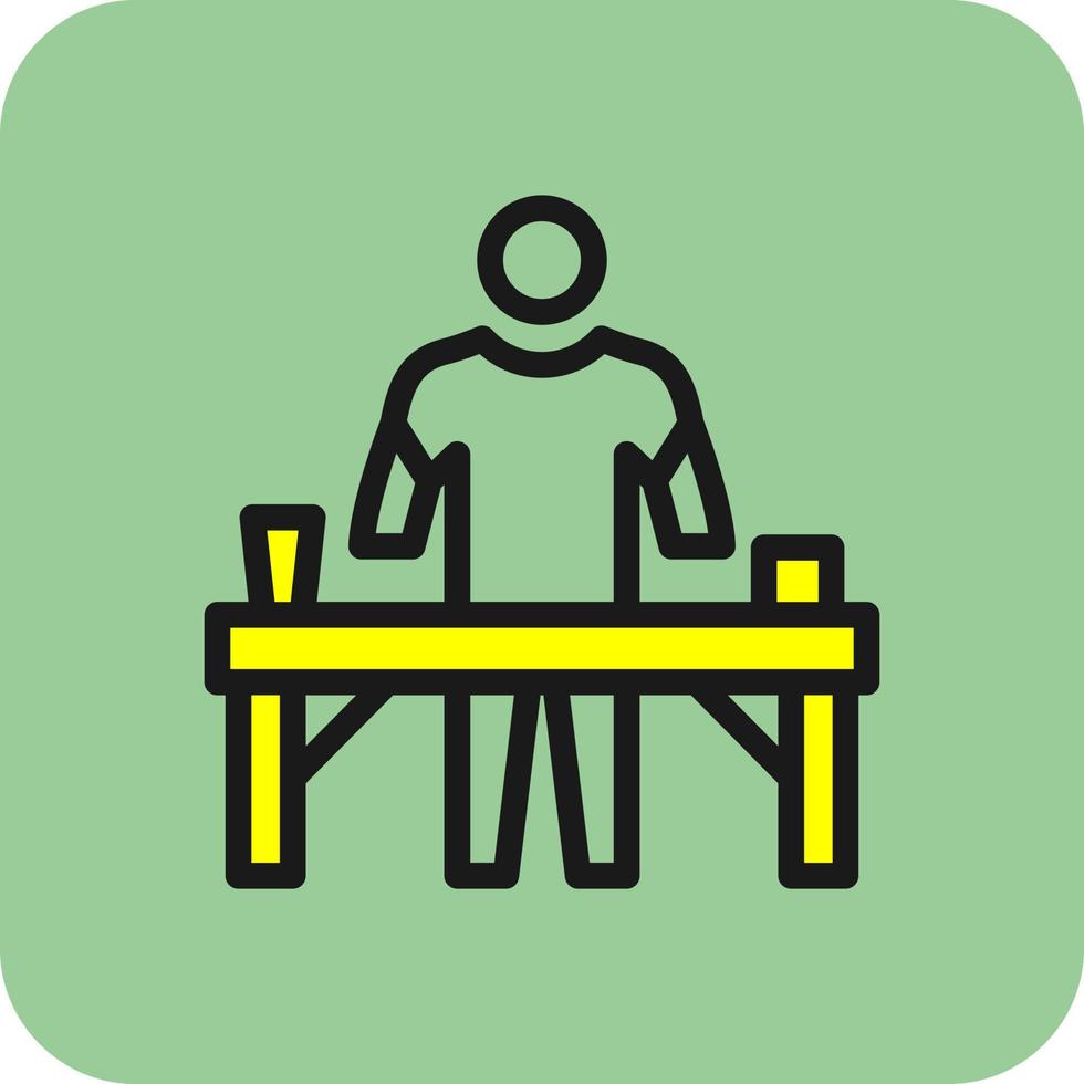 Massage Therapist Vector Icon Design