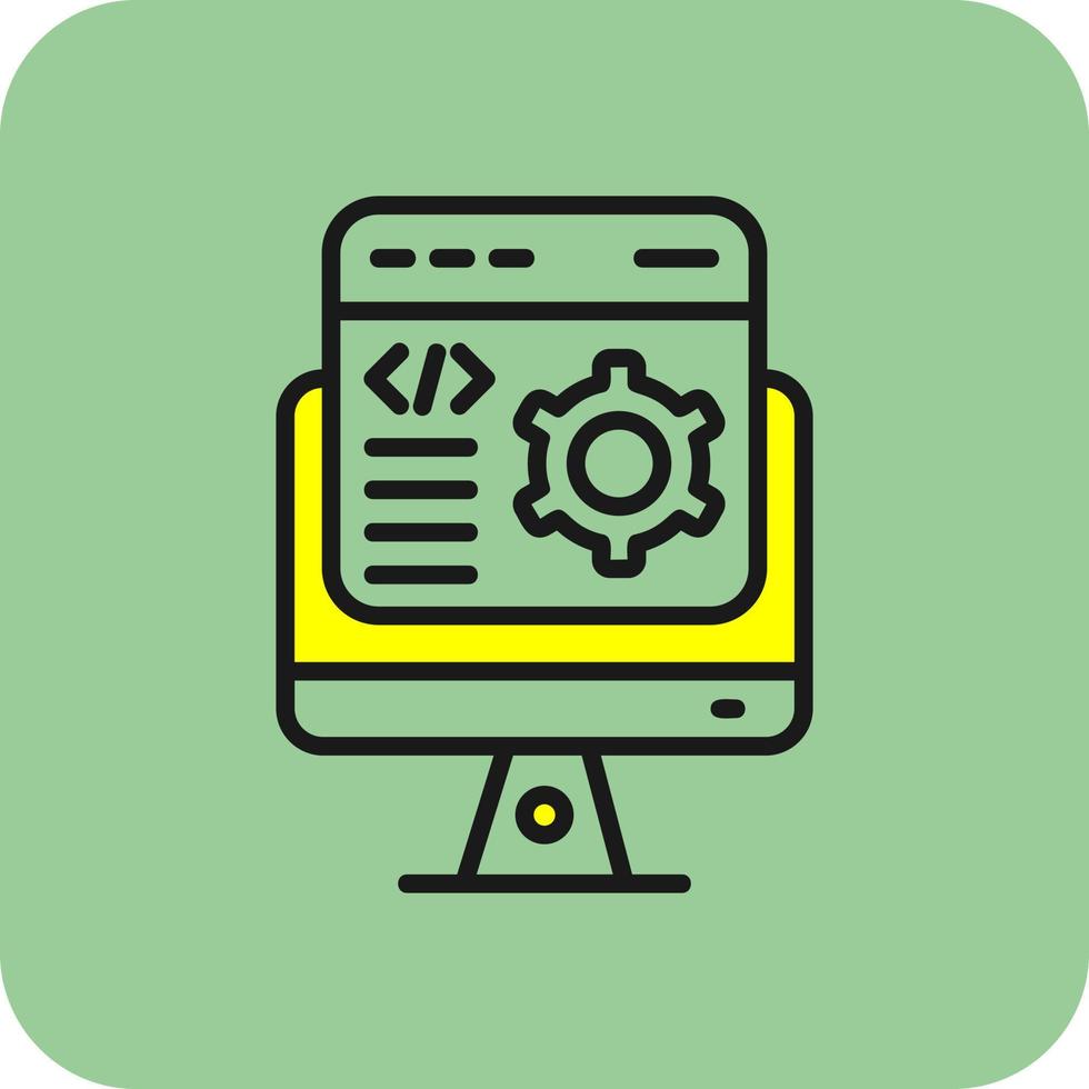 Software Developer Vector Icon Design