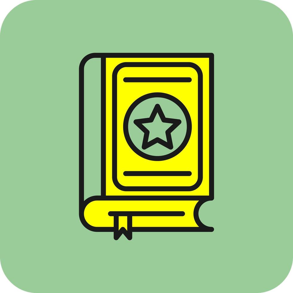 Spellbook Vector Icon Design