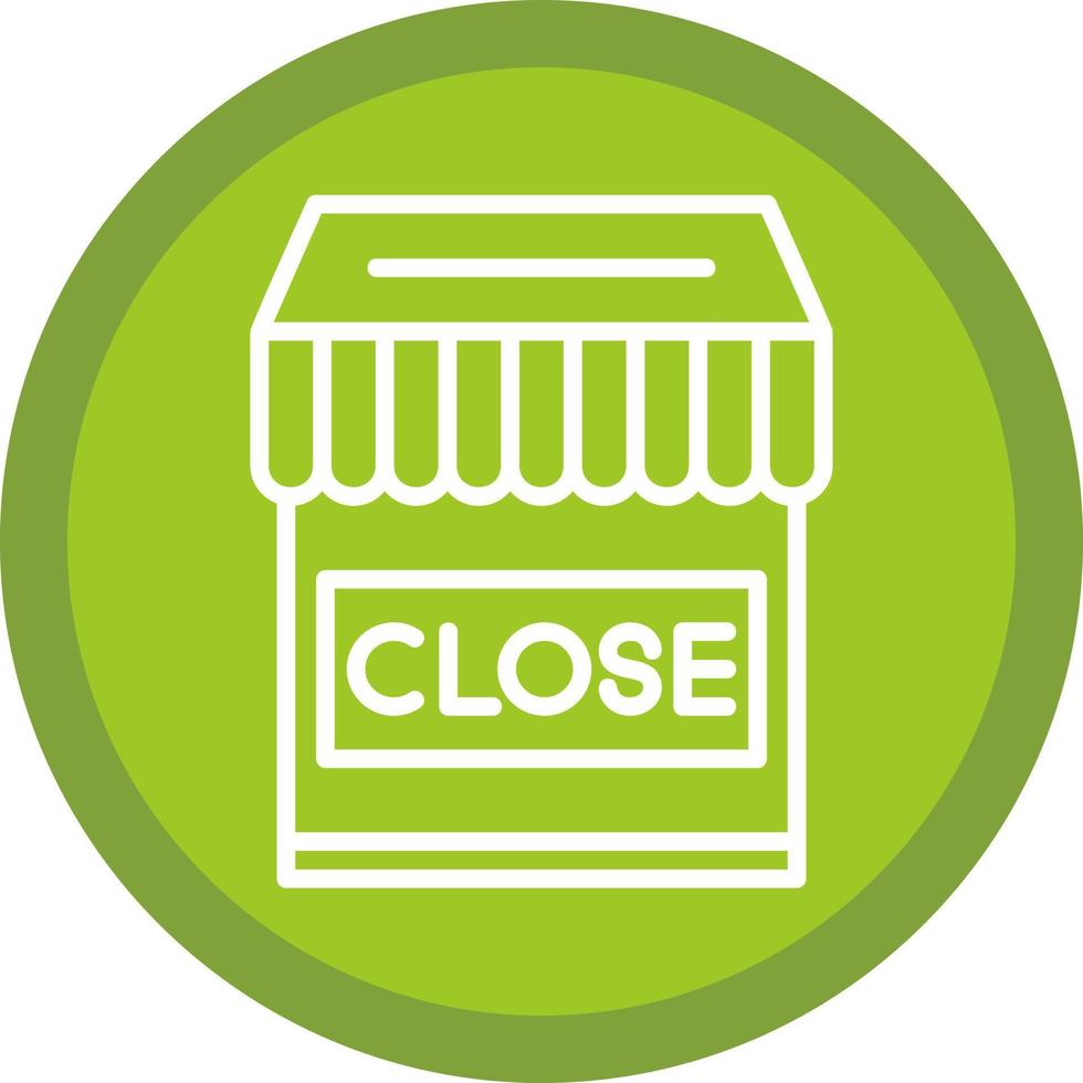 Shop Close Vector Icon Design