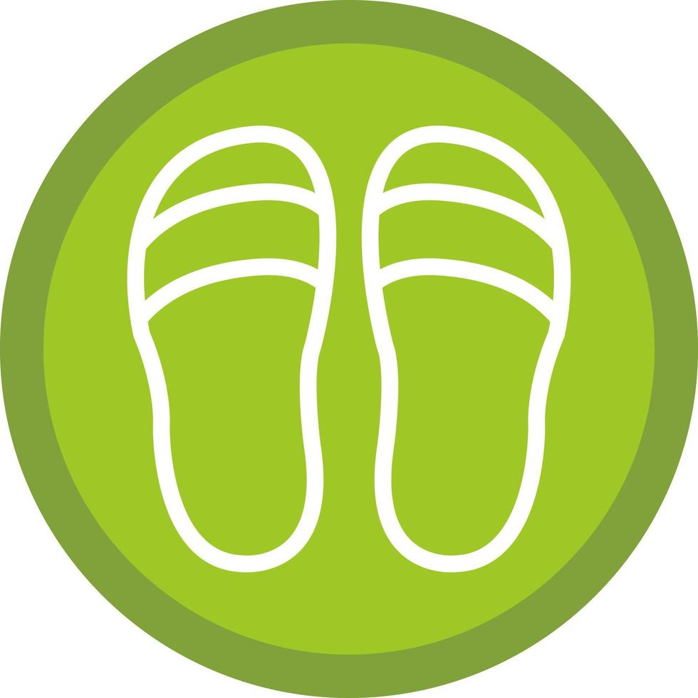 Slippers Vector Icon Design