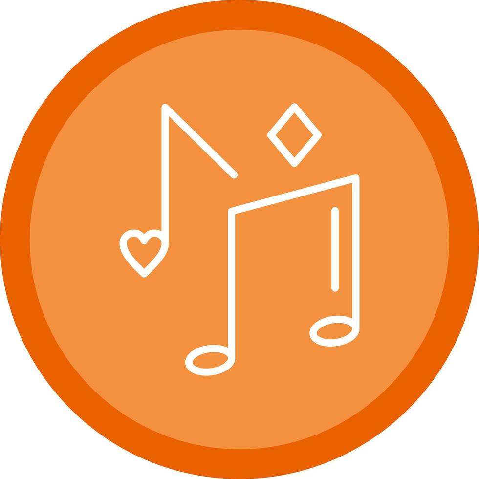 diseño de icono de vector de nota musical