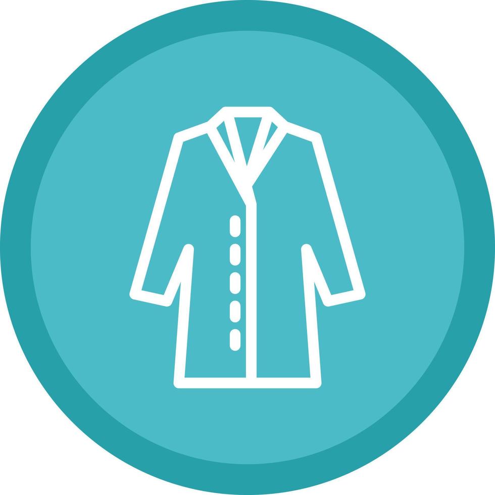 Lab Coat Vector Icon Design