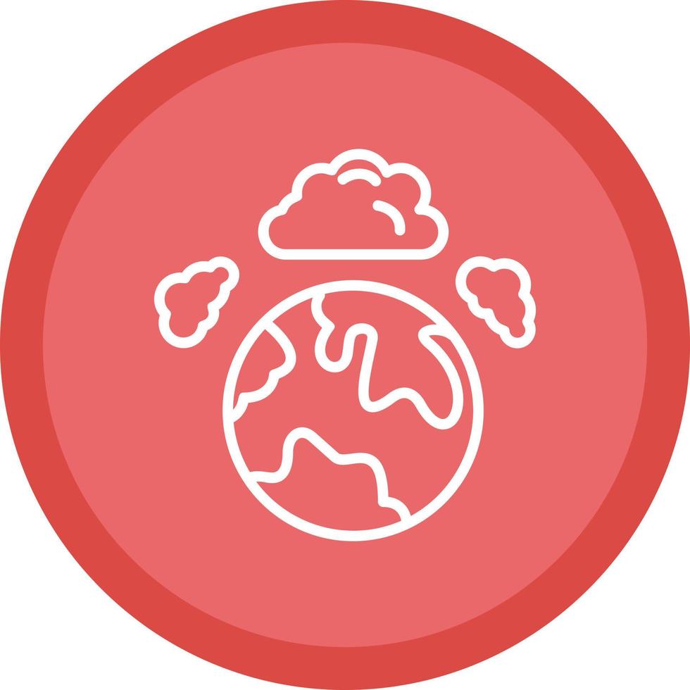Atmospheric Pollution Vector Icon Design