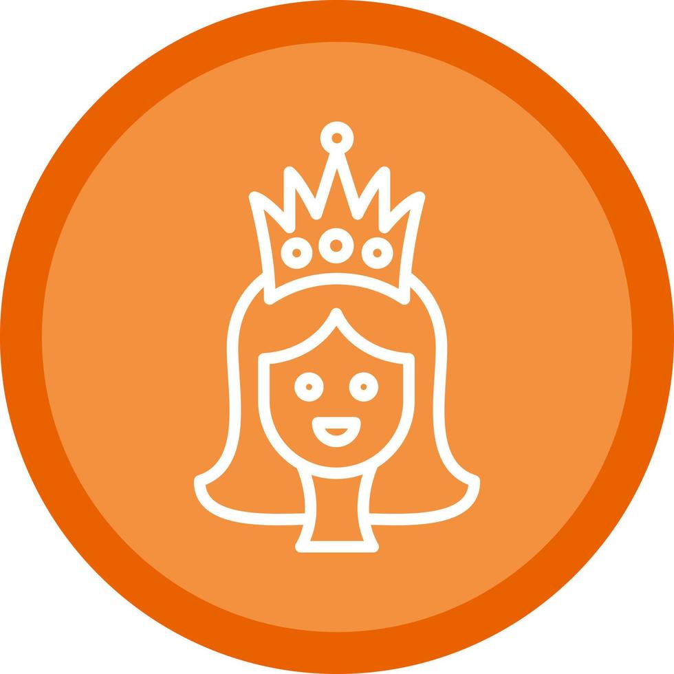 diseño de icono de vector de princesa