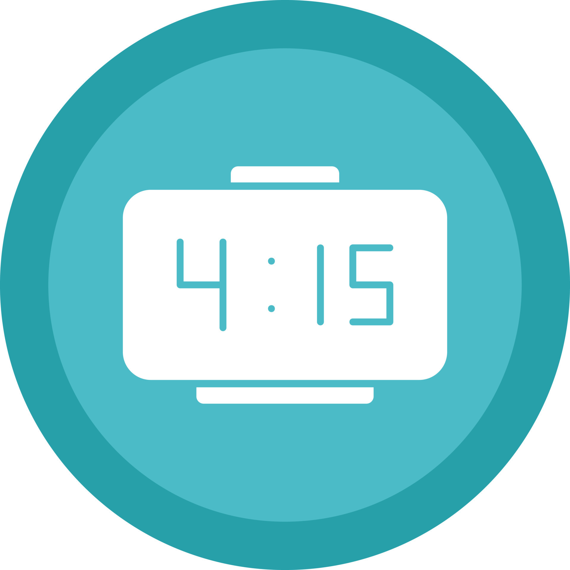 Digital Clock Vector Icon Design 21332237 Vector Art at Vecteezy