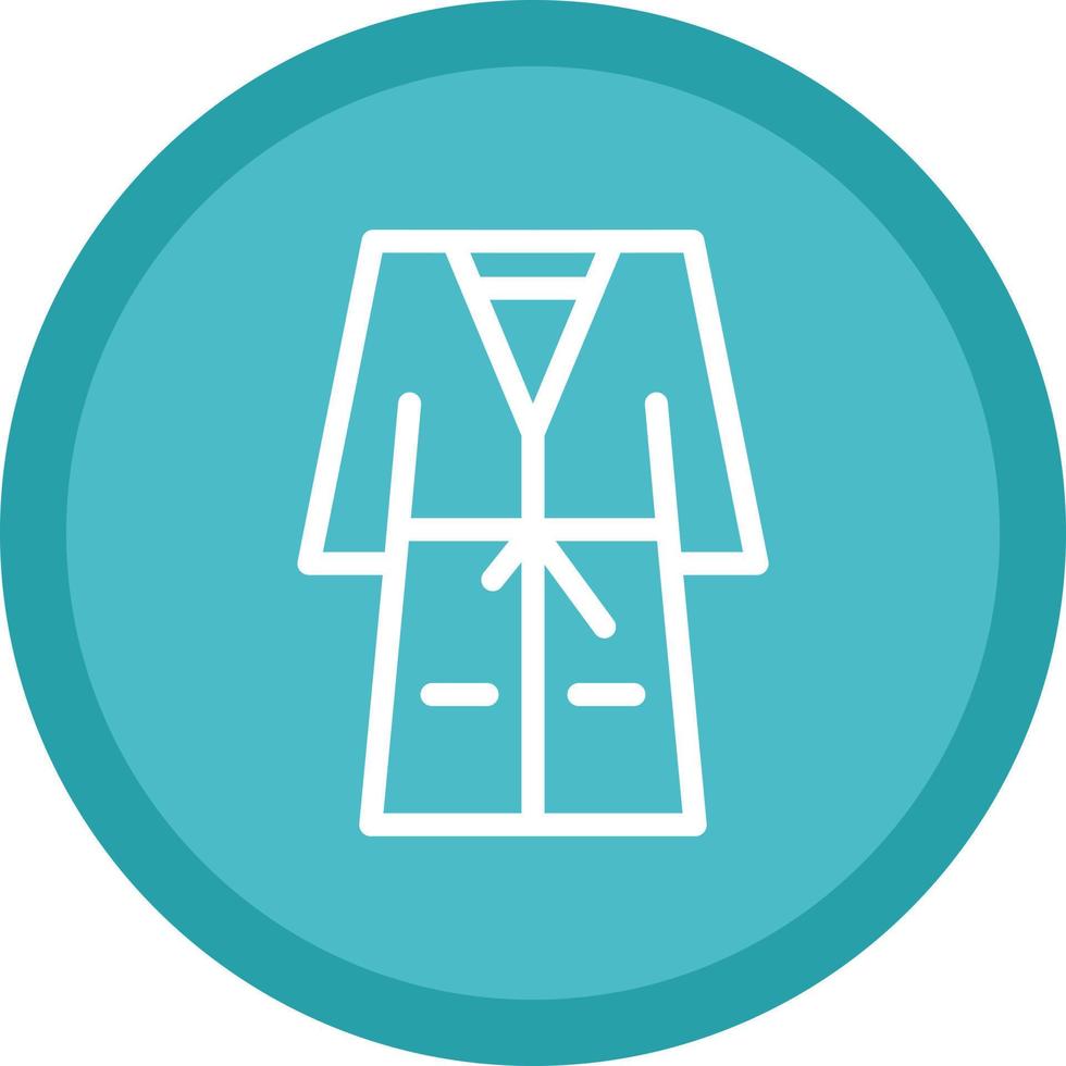 Bath Robe Vector Icon Design