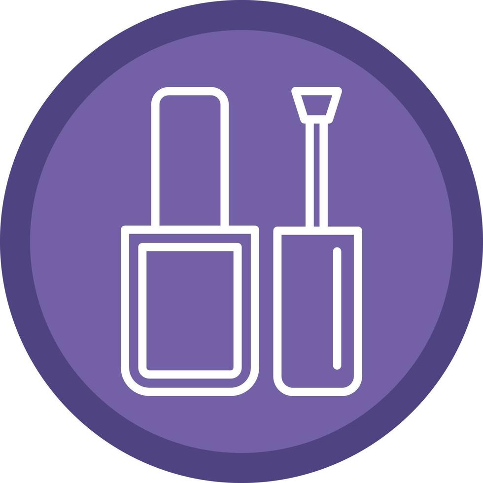 Nail Polish Vector Icon Design