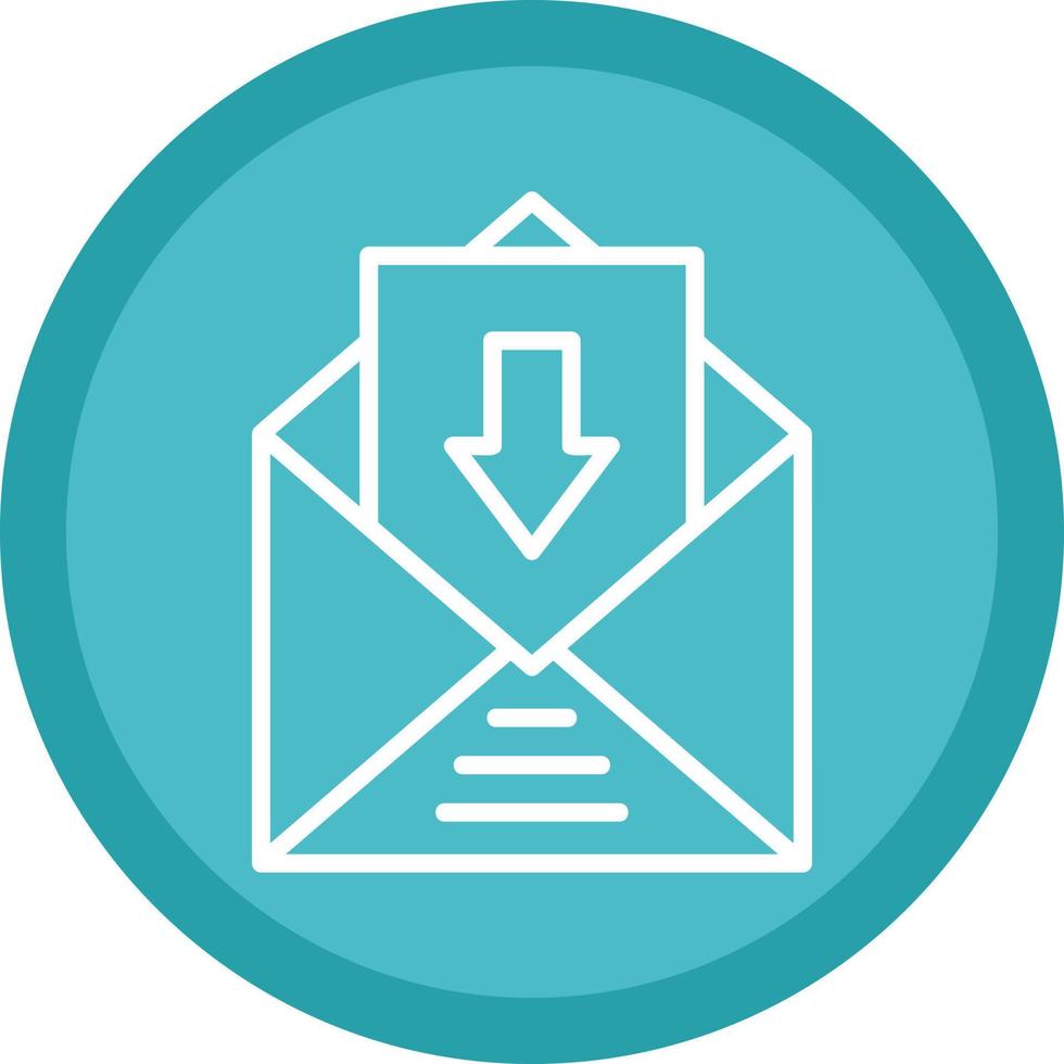 Inbox Vector Icon Design