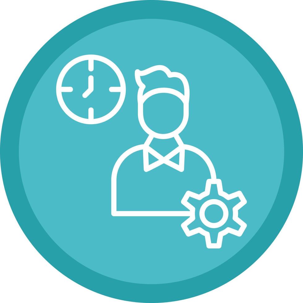 Productive Work Vector Icon Design