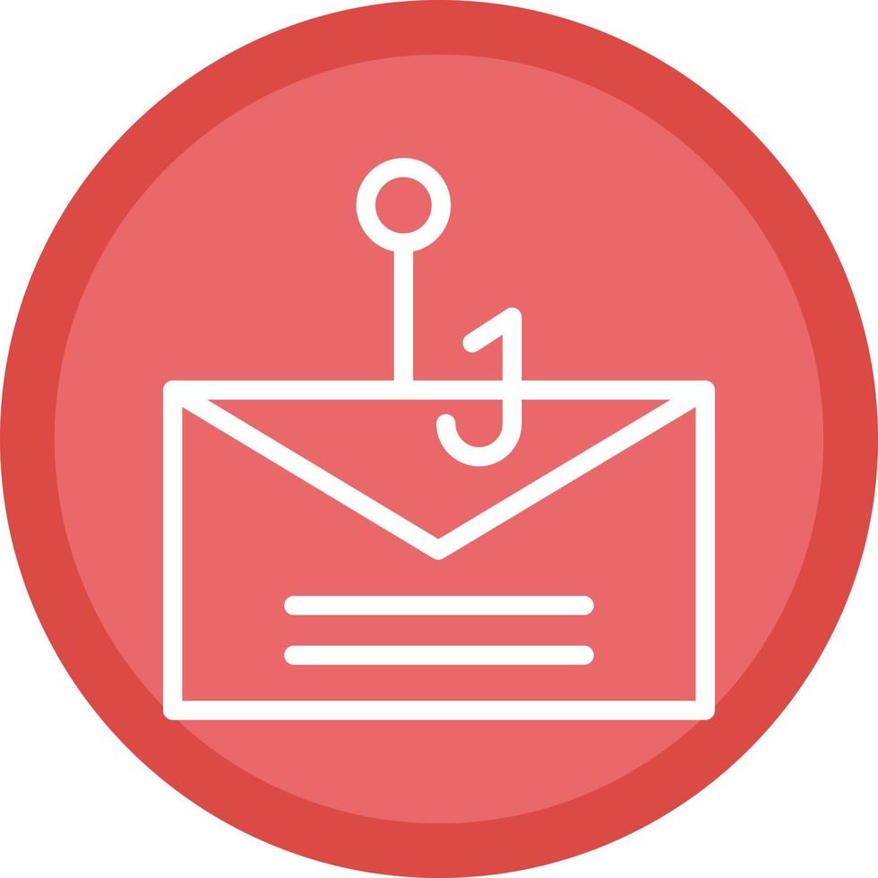 Email Phishing Vector Icon Design