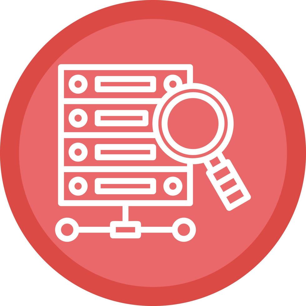 Data Query Vector Icon Design