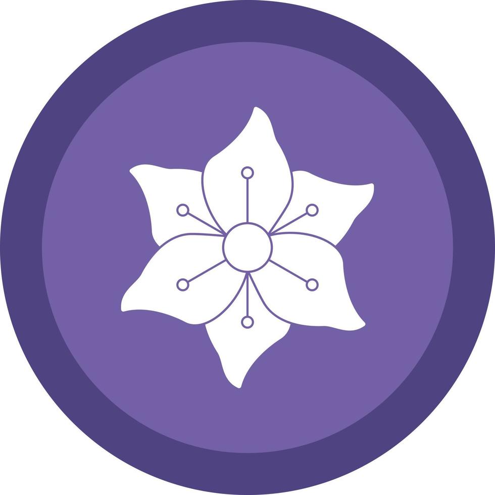 Gladiolus Vector Icon Design