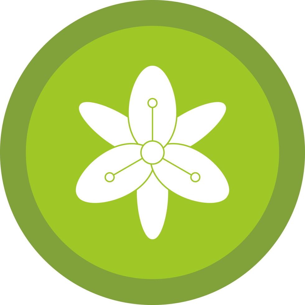 Tiger Lily Vector Icon Design