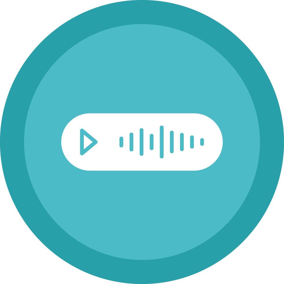 Voice Message Vector Icon Design