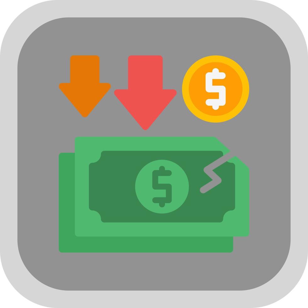 Bankruptcy Vector Icon Design