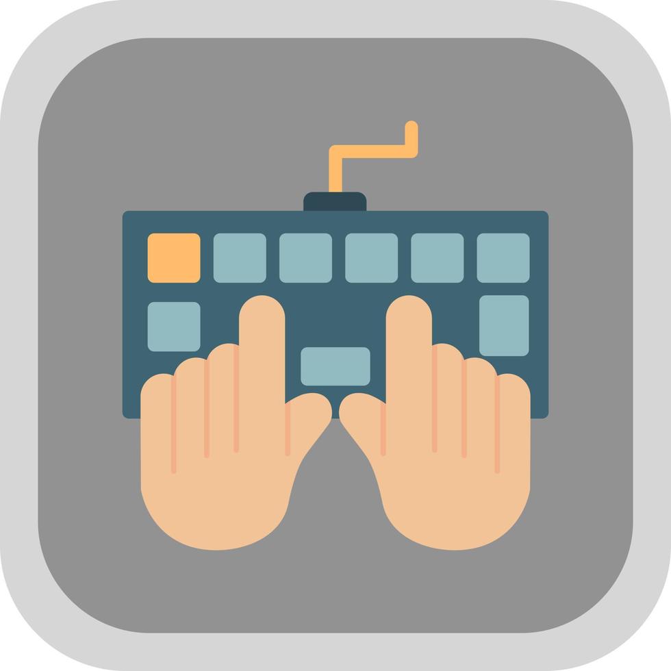 Data Entry Vector Icon Design