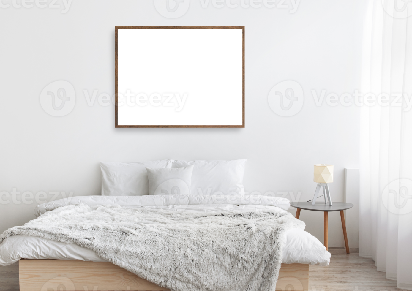 Png frame mockup isolated on transparent background