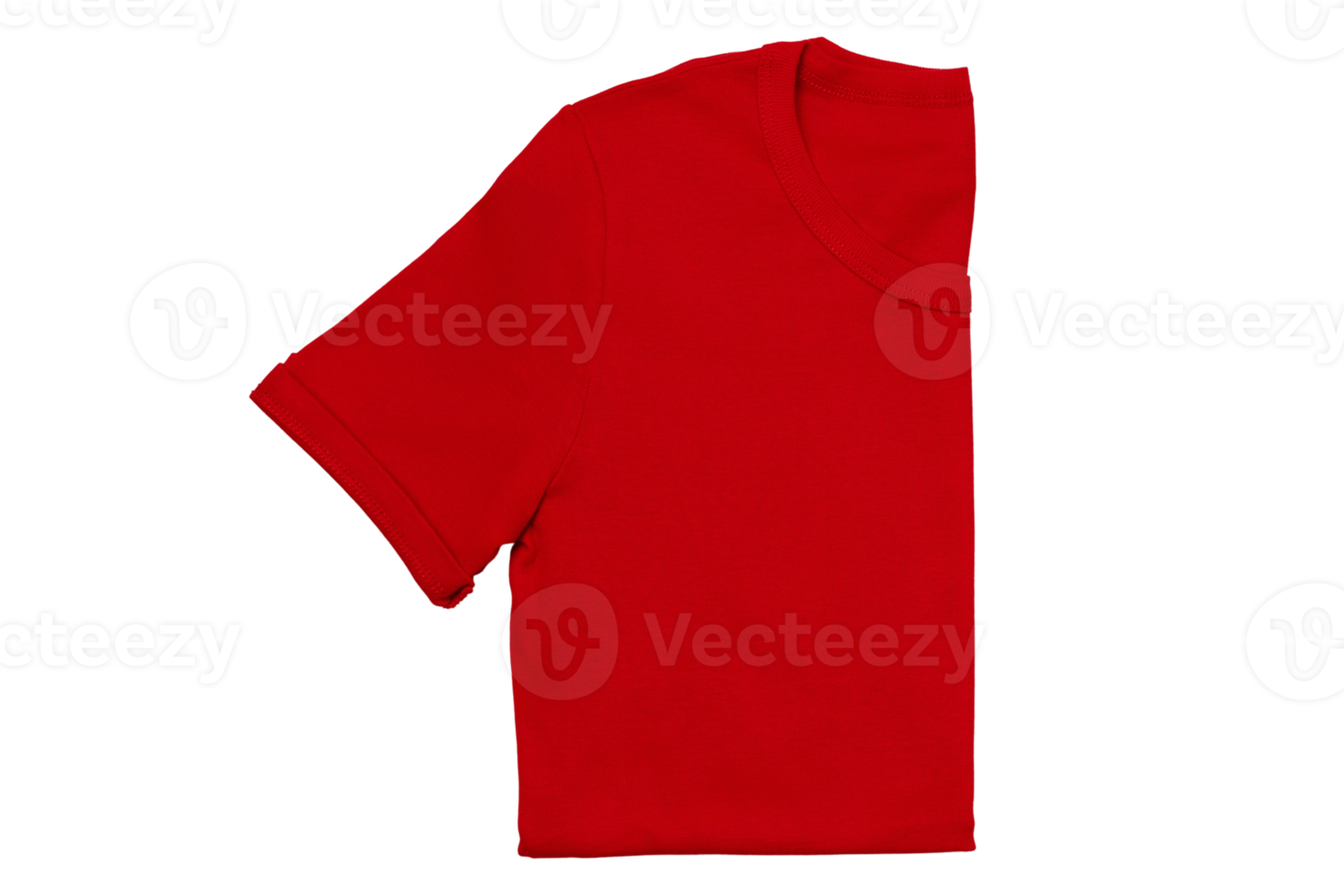 Red shirt isolated on a transparent background png