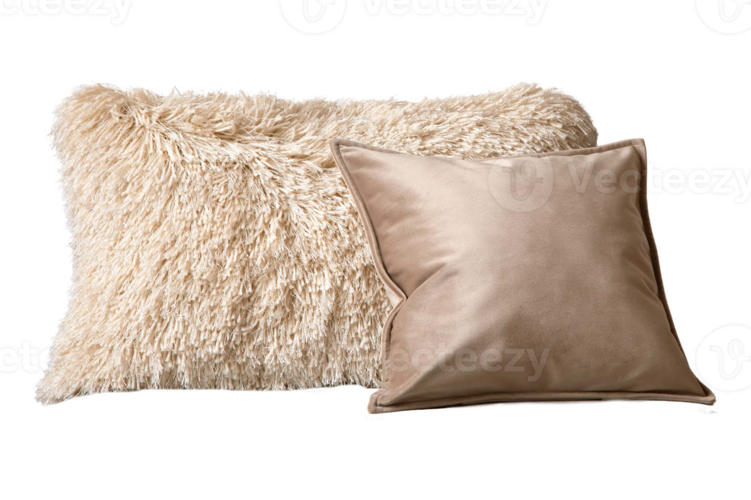 Beige pillows isolated on a transparent background 21332932 PNG