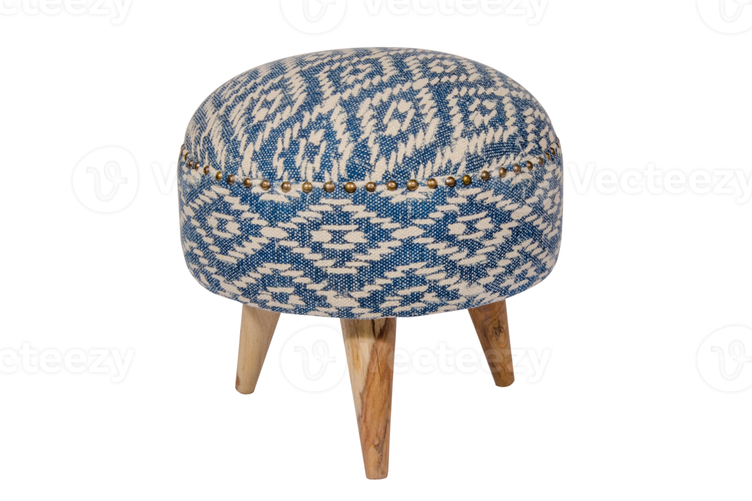 Blue bench isolated on a transparent background png