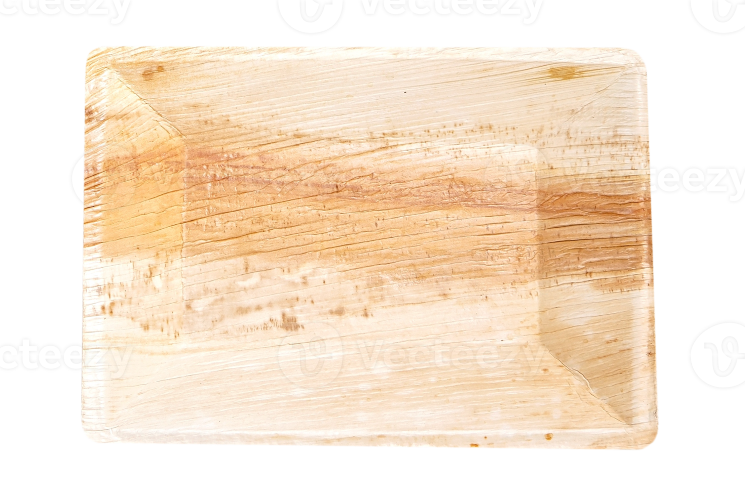 Wooden tray isolated on a transparent background png