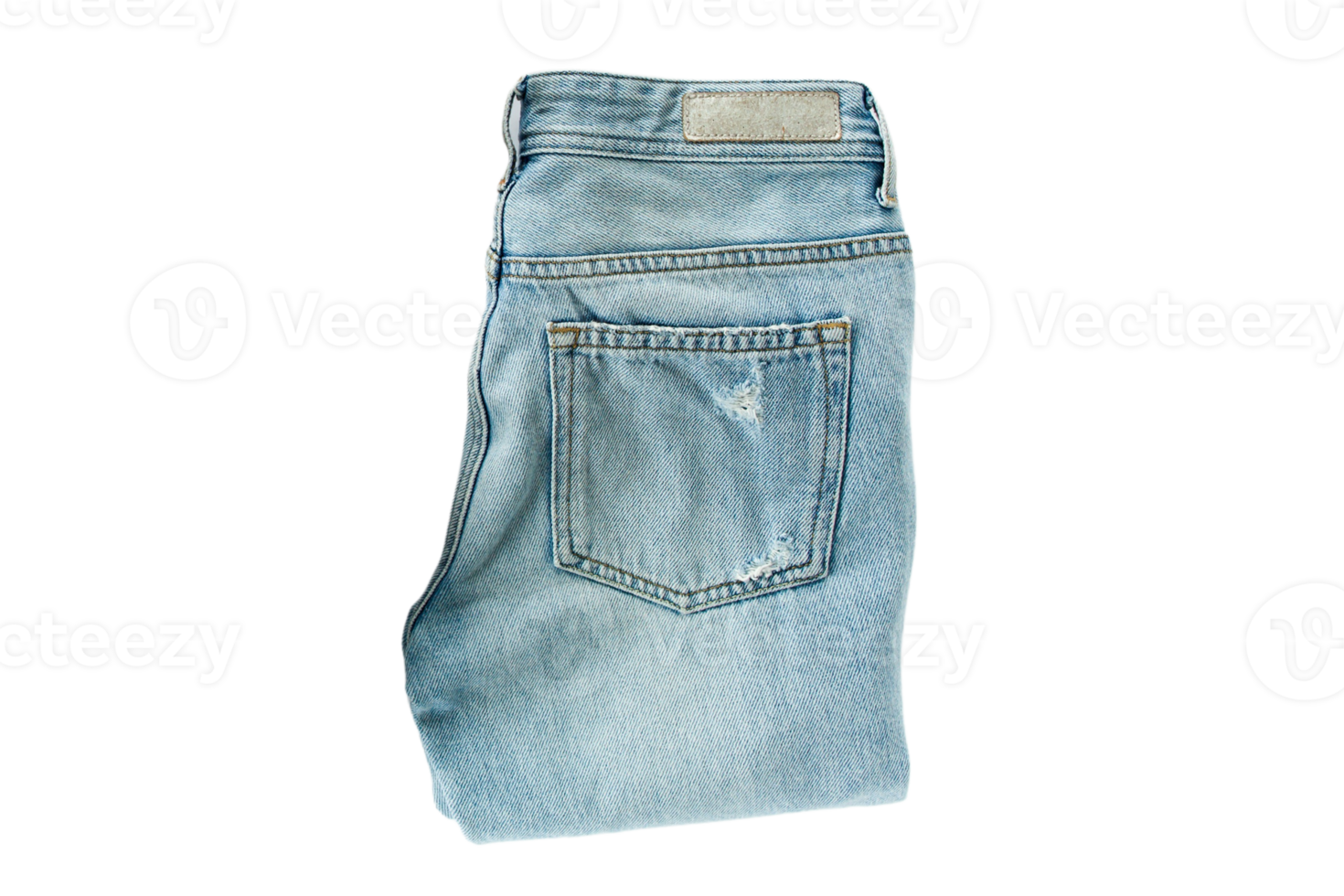 Blue jean isolated on a transparent background png
