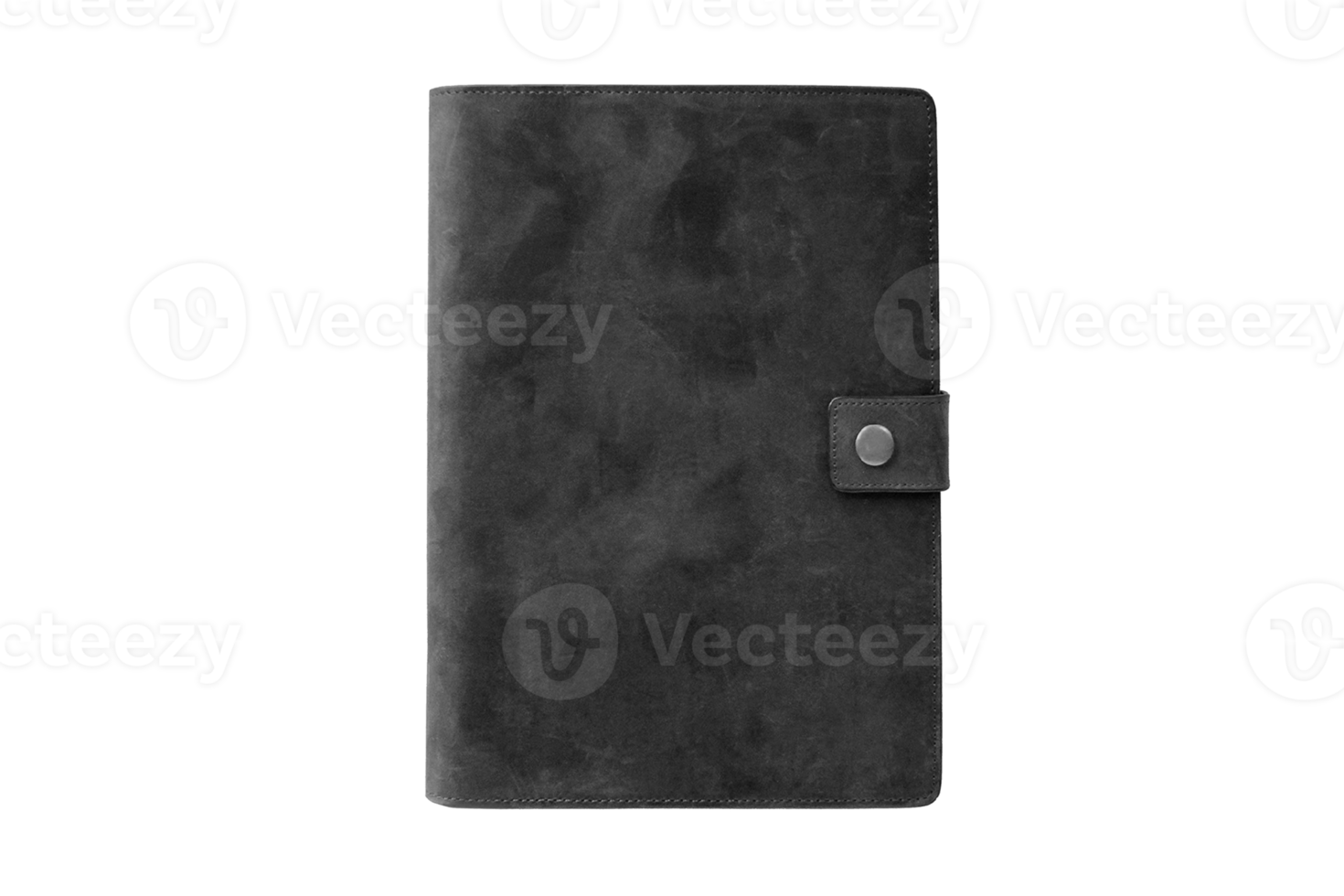 noir carnet isolé sur une transparent Contexte png