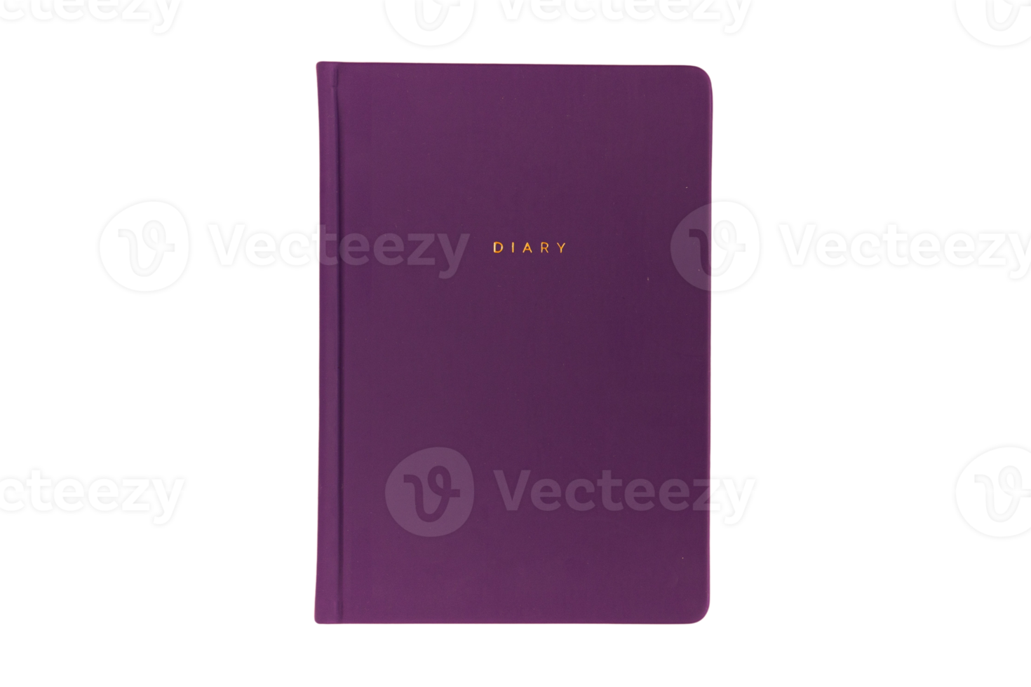 Purple diary notebook isolated on a transparent background png